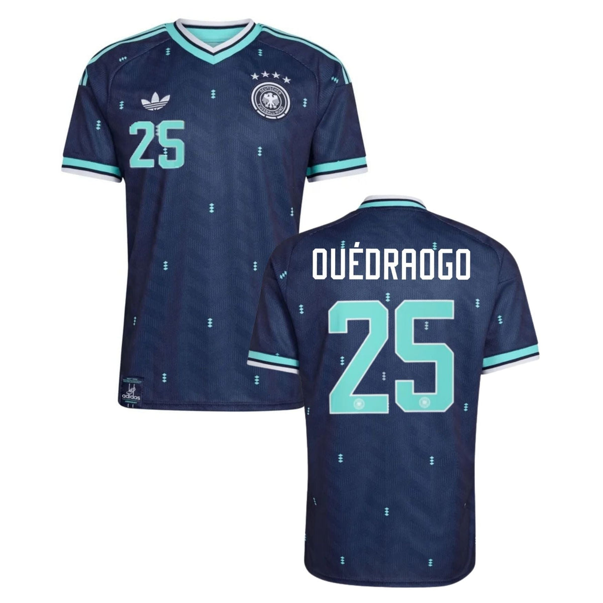 DFB DEUTSCHLAND AUTHENTIC Camiseta Away Hombre Mundial 2026 - OUÉDRAOGO 25 - sportiger.de