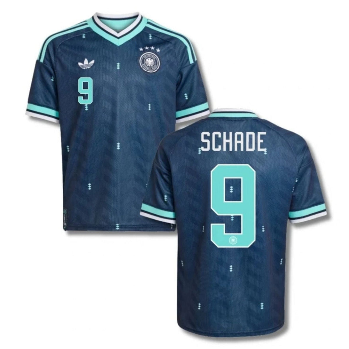 DFB DEUTSCHLAND AUTHENTIC Maillot extérieur Homme Coupe du Monde 2026 - SCHADE 9 - sportiger.de