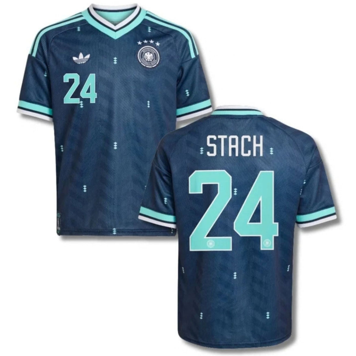 DFB DEUTSCHLAND AUTHENTIC Maillot extérieur Homme Coupe du Monde 2026 - STACH 24 - sportiger.de