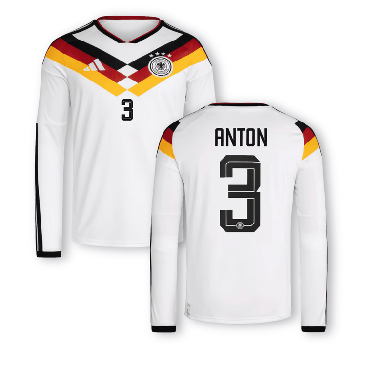 DFB DEUTSCHLAND AUTHENTIC Trikot Home Herren langarm WM 2026 - ANTON 3 - sportiger.de