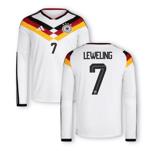 DFB DEUTSCHLAND AUTHENTIC Trikot Home Herren langarm WM 2026 - LEWELING 7 - sportiger.de