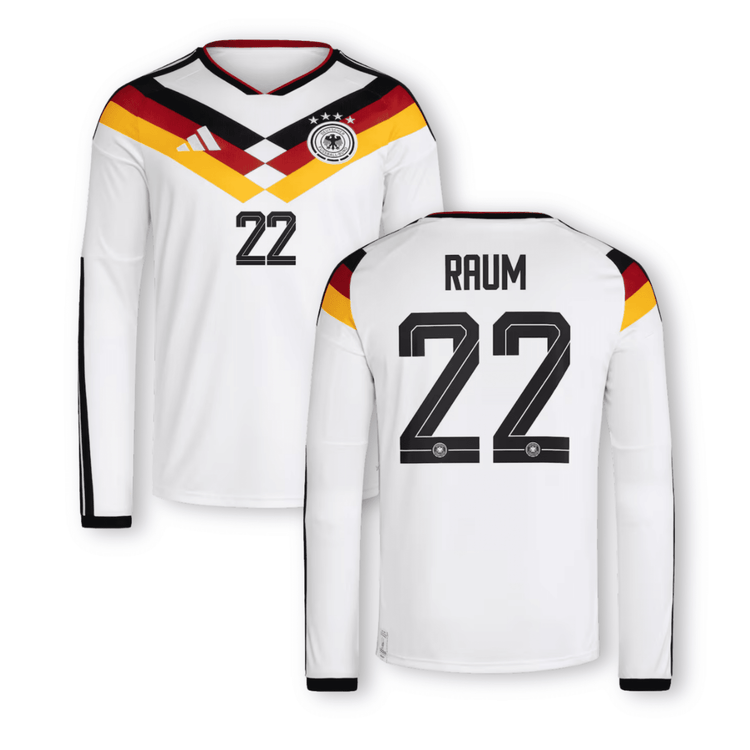 DFB DEUTSCHLAND AUTHENTIC Trikot Home Herren langarm WM 2026 - RAUM 22 - sportiger.de