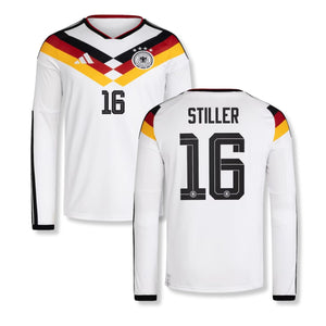 DFB DEUTSCHLAND AUTHENTIC Trikot Home Herren langarm WM 2026 - STILLER 16 - sportiger.de