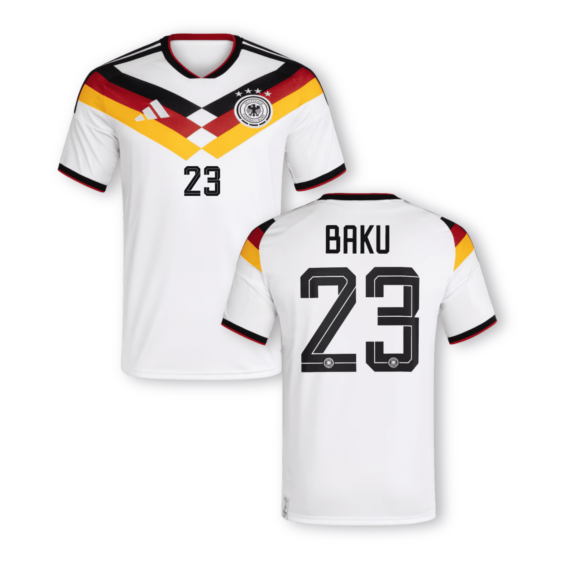DFB DEUTSCHLAND AUTHENTIC Trikot Home Herren WM 2026 - BAKU 23 - sportiger.de