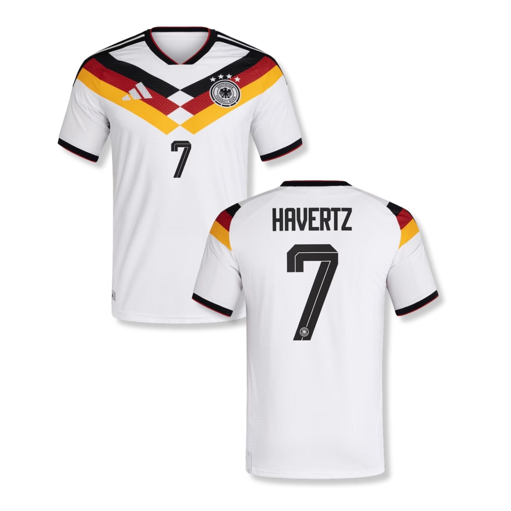 DFB DEUTSCHLAND AUTHENTIC Trikot Home Herren WM 2026 - HAVERTZ 7 - sportiger.de