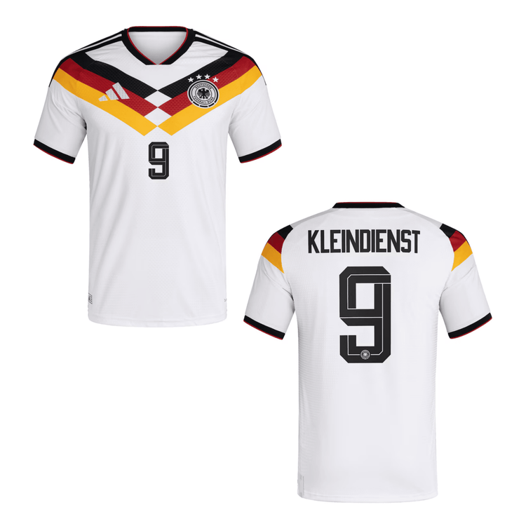 DFB DEUTSCHLAND AUTHENTIC Trikot Home Herren WM 2026 - KLEINDIENST 9 - sportiger.de