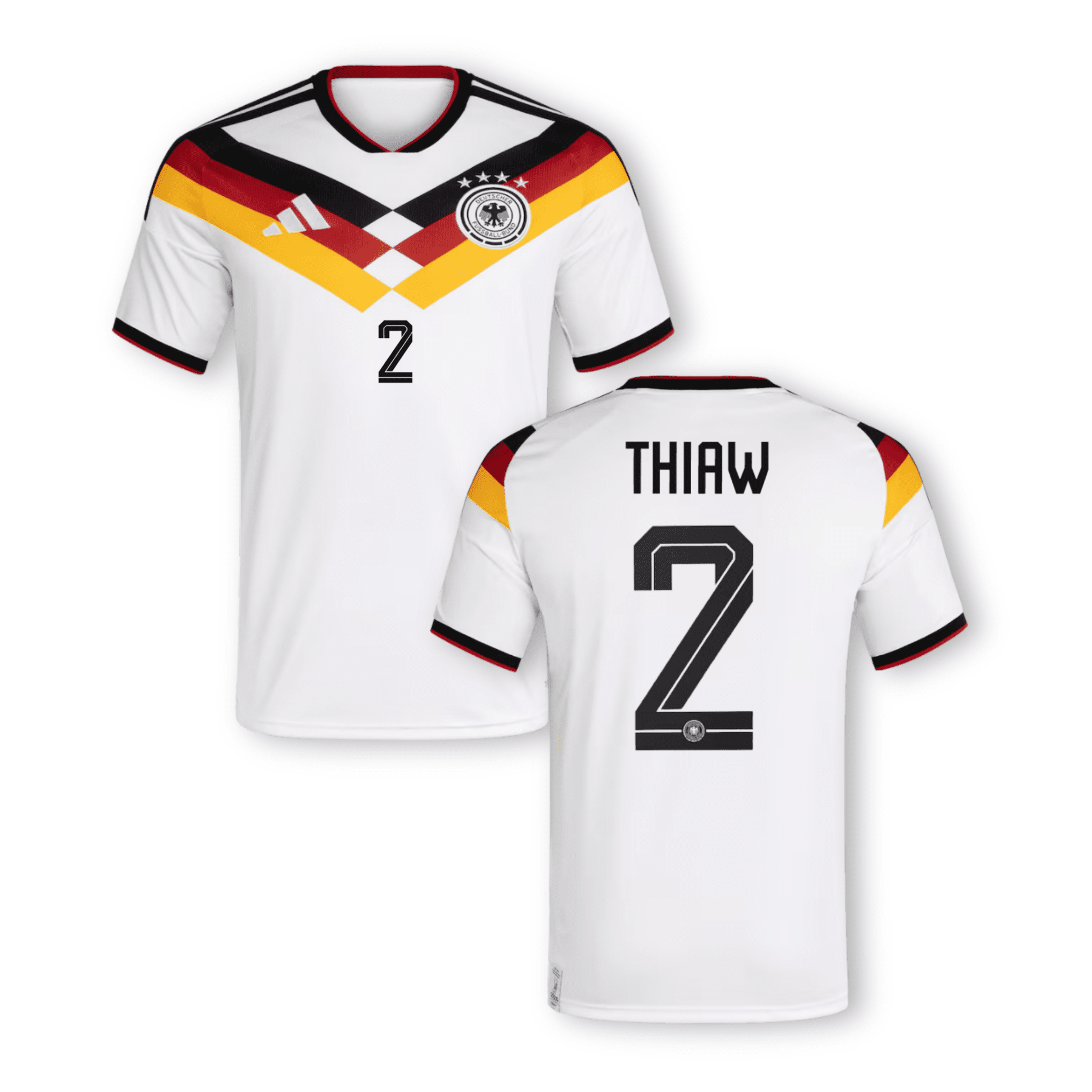 DFB DEUTSCHLAND AUTHENTIC Trikot Home Herren WM 2026 - THIAW 2 - sportiger.de