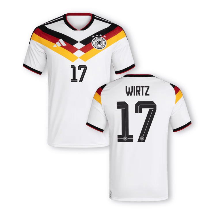 DFB DEUTSCHLAND AUTHENTIC Trikot Home Herren WM 2026 - WIRTZ 17 - sportiger.de
