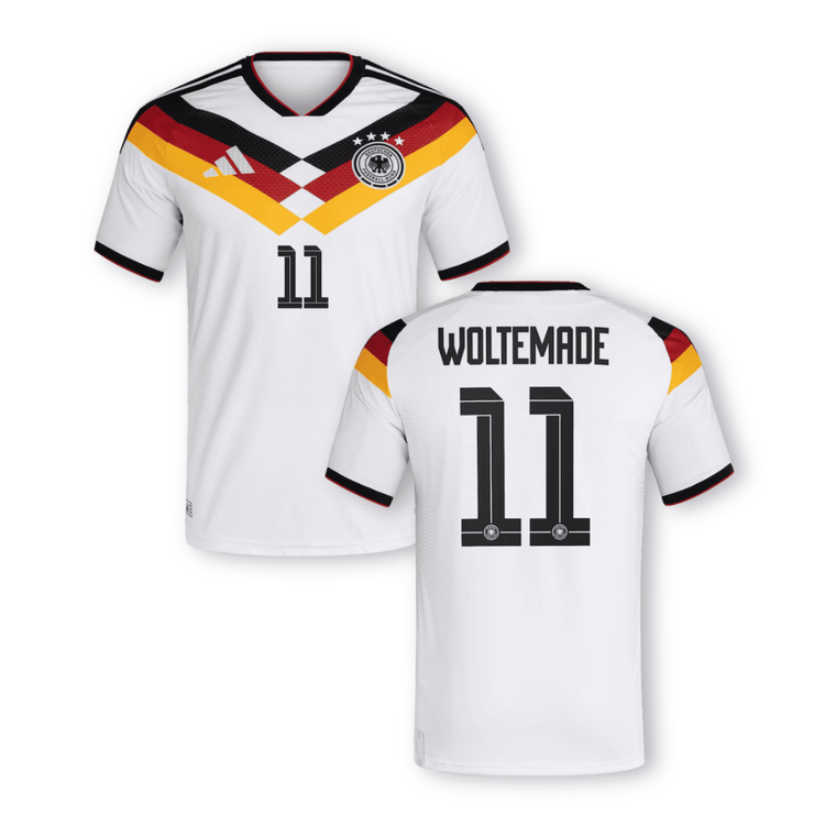 DFB DEUTSCHLAND AUTHENTIC Trikot Home Herren WM 2026 - WOLTEMADE 11 - sportiger.de