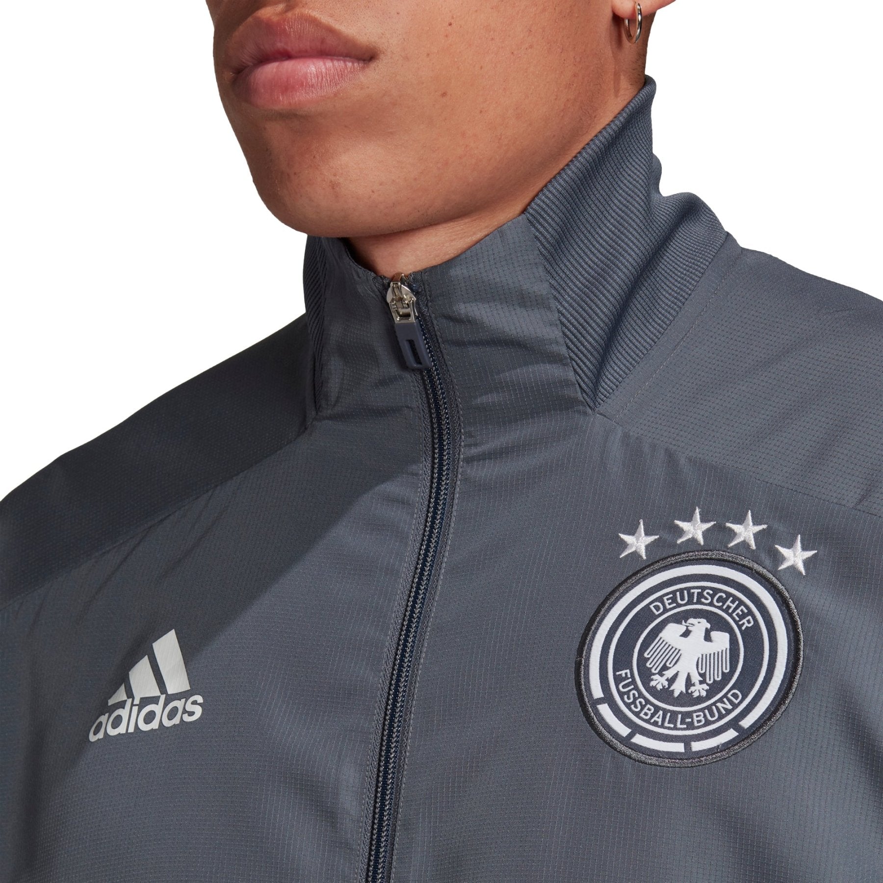 DFB DEUTSCHLAND PRÄSENTATIONSJACKE Kinder EURO 2020 grau - sportiger.de