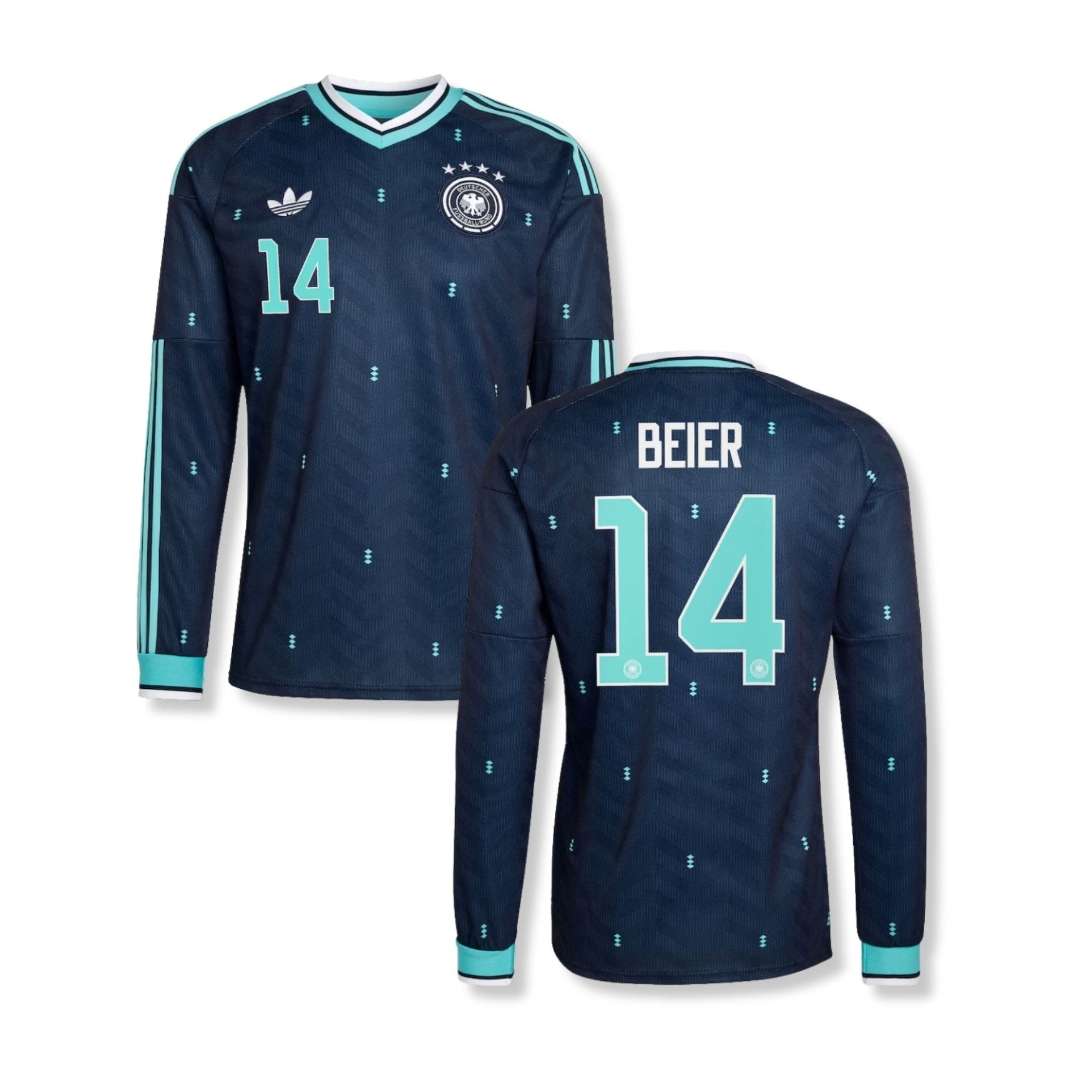 DFB DEUTSCHLAND Trikot Away Herren langarm WM 2026 - BEIER 14 - sportiger.de