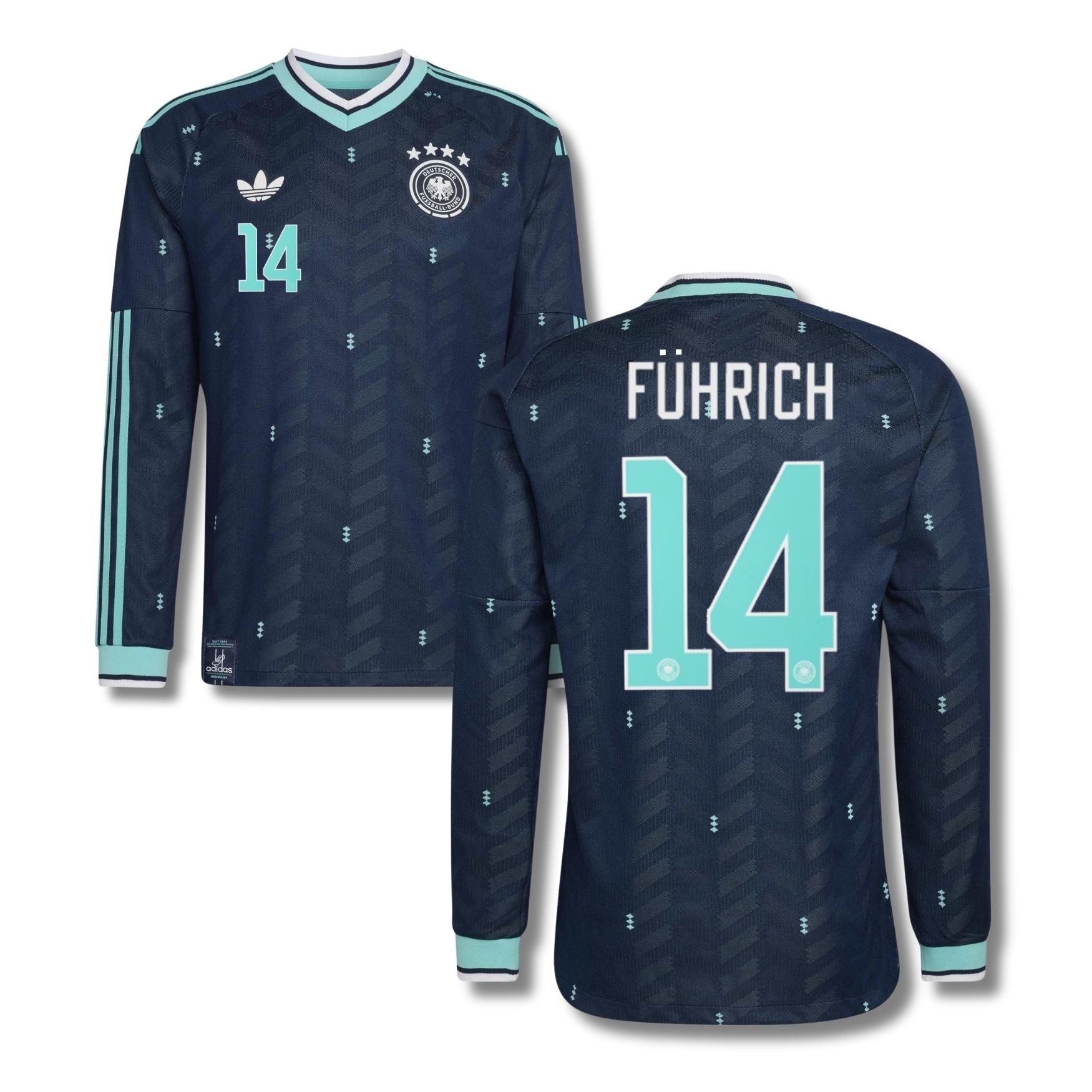DFB DEUTSCHLAND Trikot Away Herren langarm WM 2026 - FÜHRICH 14 - sportiger.de
