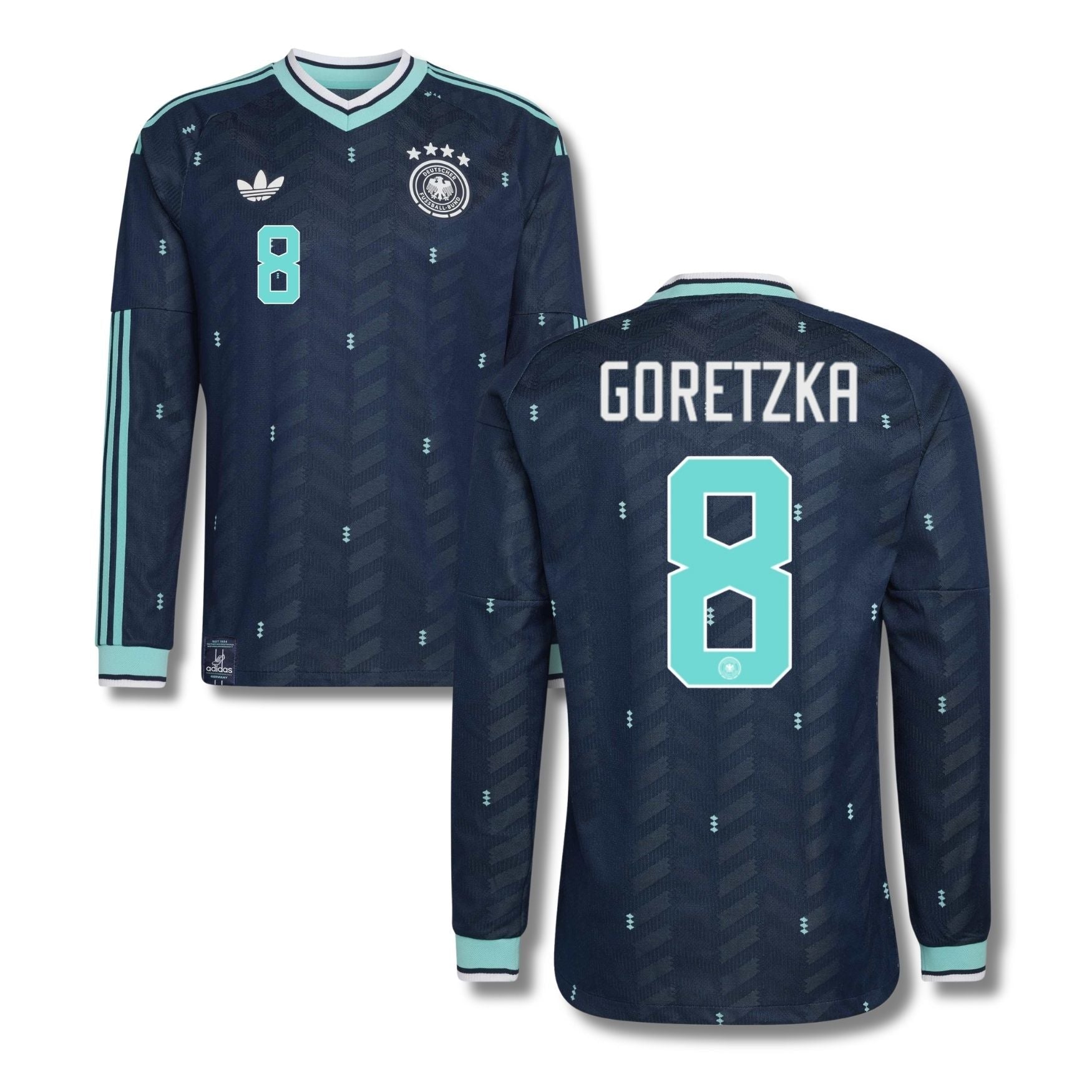 DFB DEUTSCHLAND Trikot Away Herren langarm WM 2026 - GORETZKA 8 - sportiger.de