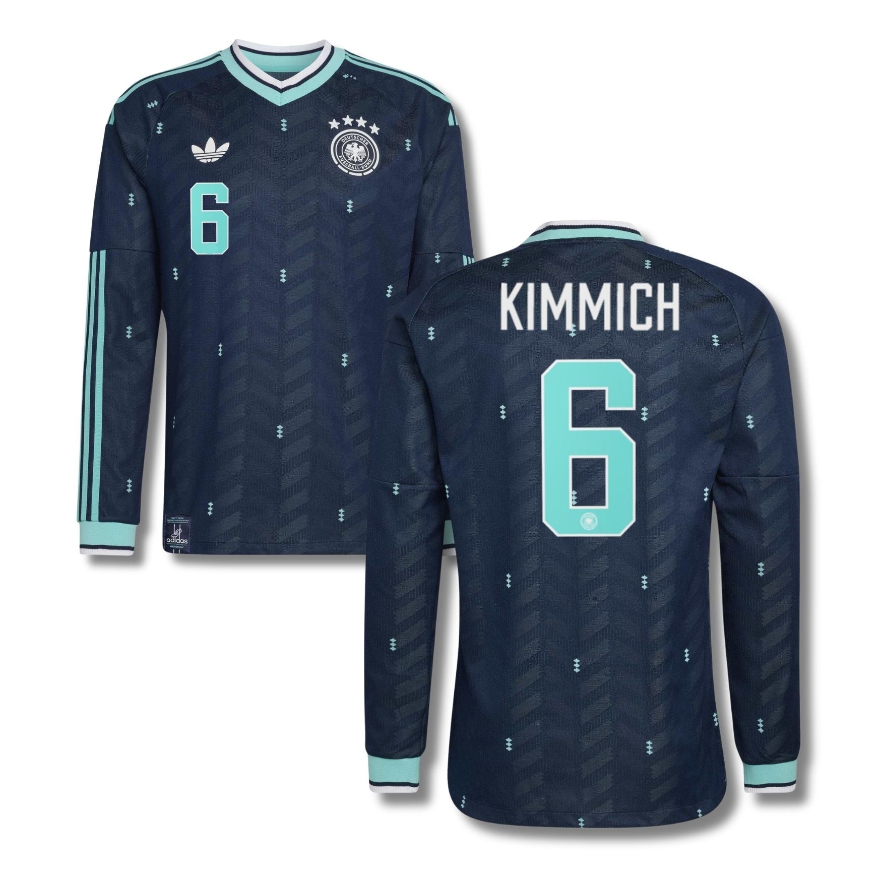 DFB DEUTSCHLAND Trikot Away Herren langarm WM 2026 - KIMMICH 6 - sportiger.de