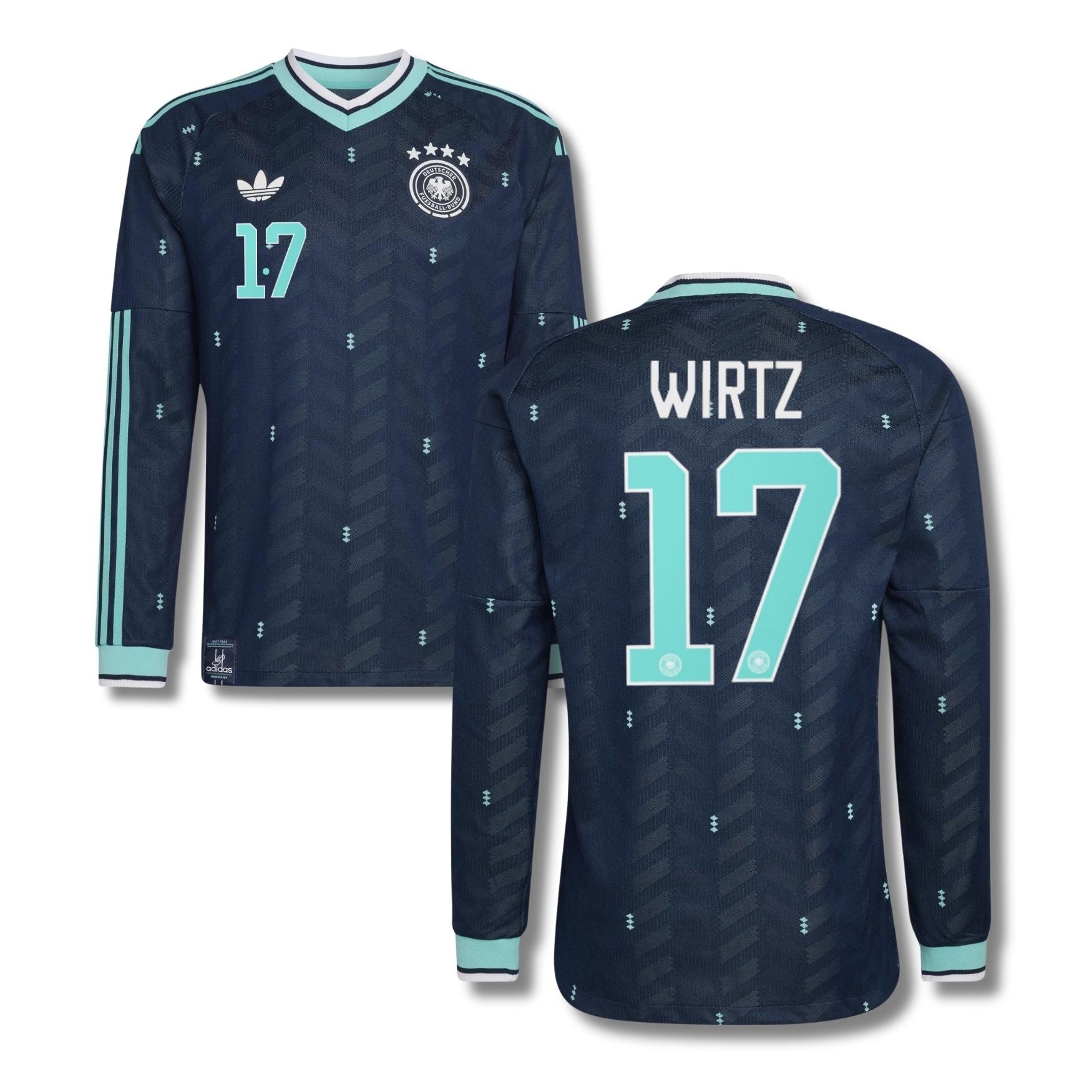 DFB DEUTSCHLAND Trikot Away Herren langarm WM 2026 - WIRTZ 17 - sportiger.de