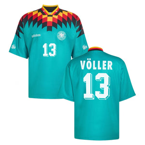 Maillot DFB ALLEMAGNE Extérieur Hommes Coupe du Monde 1994 - VÖLLER 13 (Flocage rétro feutre) - sportiger.de