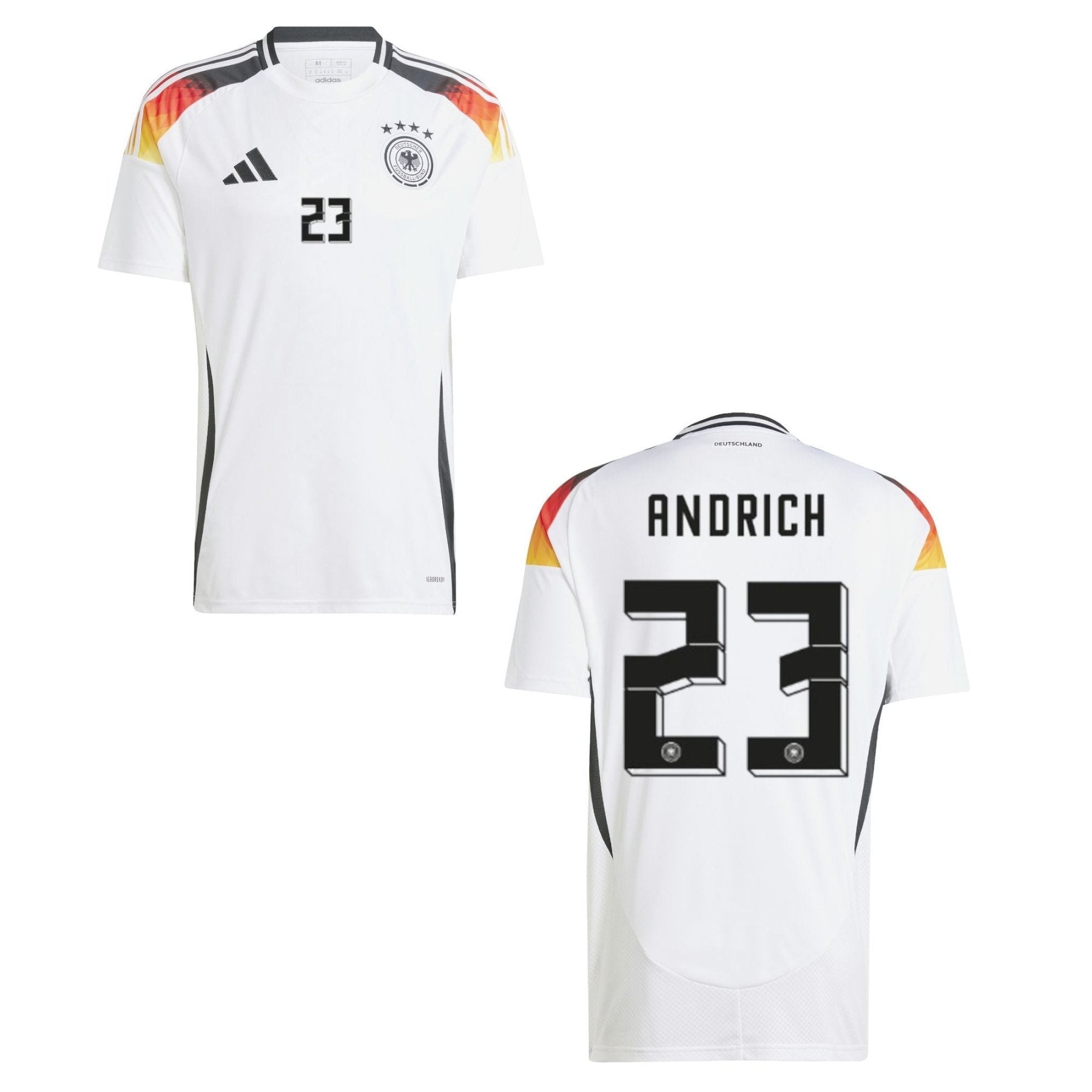 DFB DEUTSCHLAND Trikot Home Authentic Herren EURO 2024 - ANDRICH 23 - sportiger.de