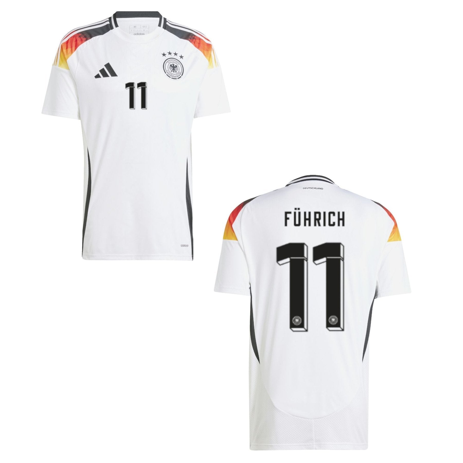 DFB DEUTSCHLAND Trikot Home Authentic Herren EURO 2024 - FÜHRICH 11 - sportiger.de