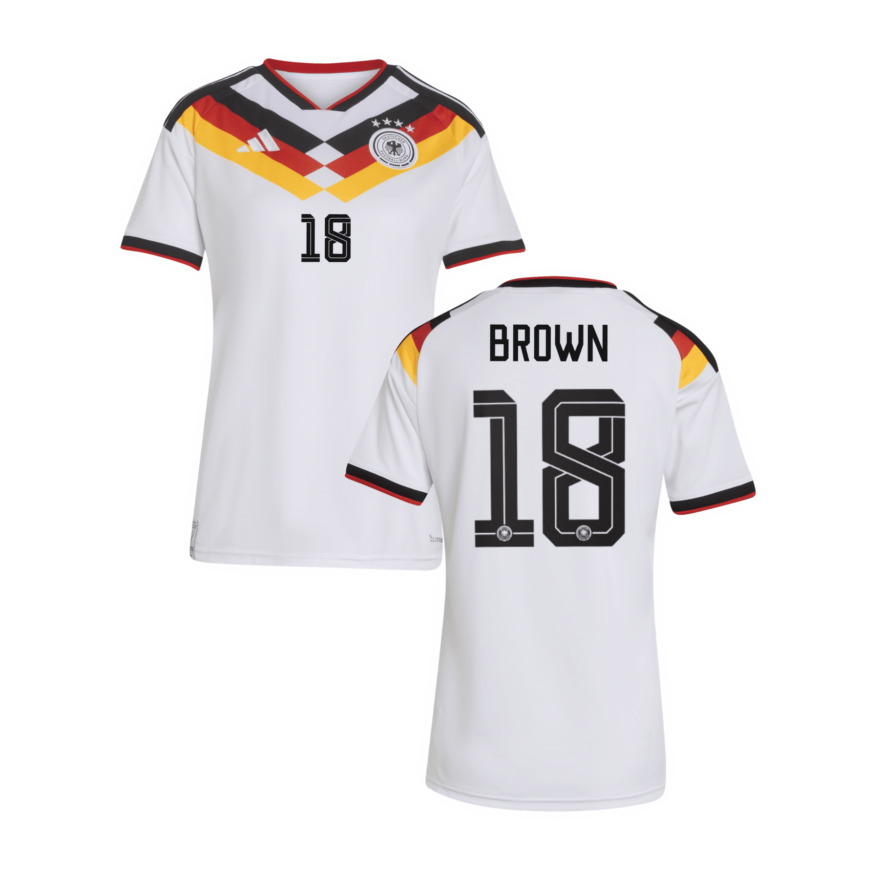 DFB DEUTSCHLAND Trikot Home Frauen WM 2026 - BROWN 18 - sportiger.de