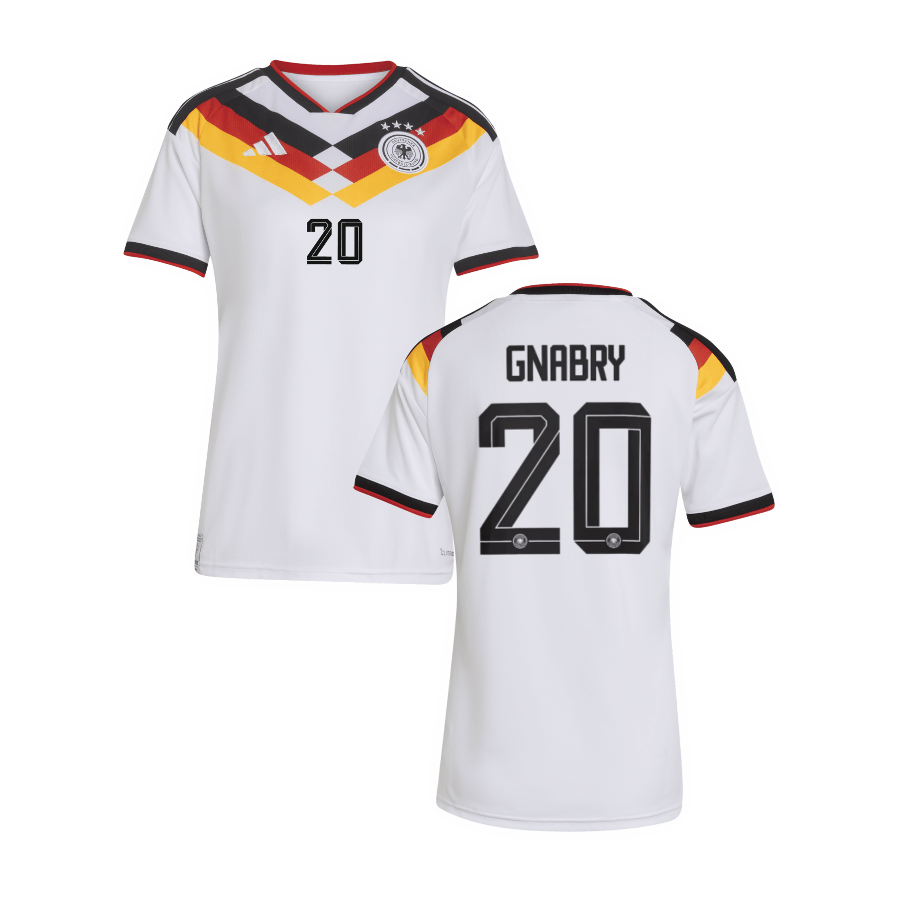 DFB DEUTSCHLAND Trikot Home Frauen WM 2026 - GNABRY 20 - sportiger.de