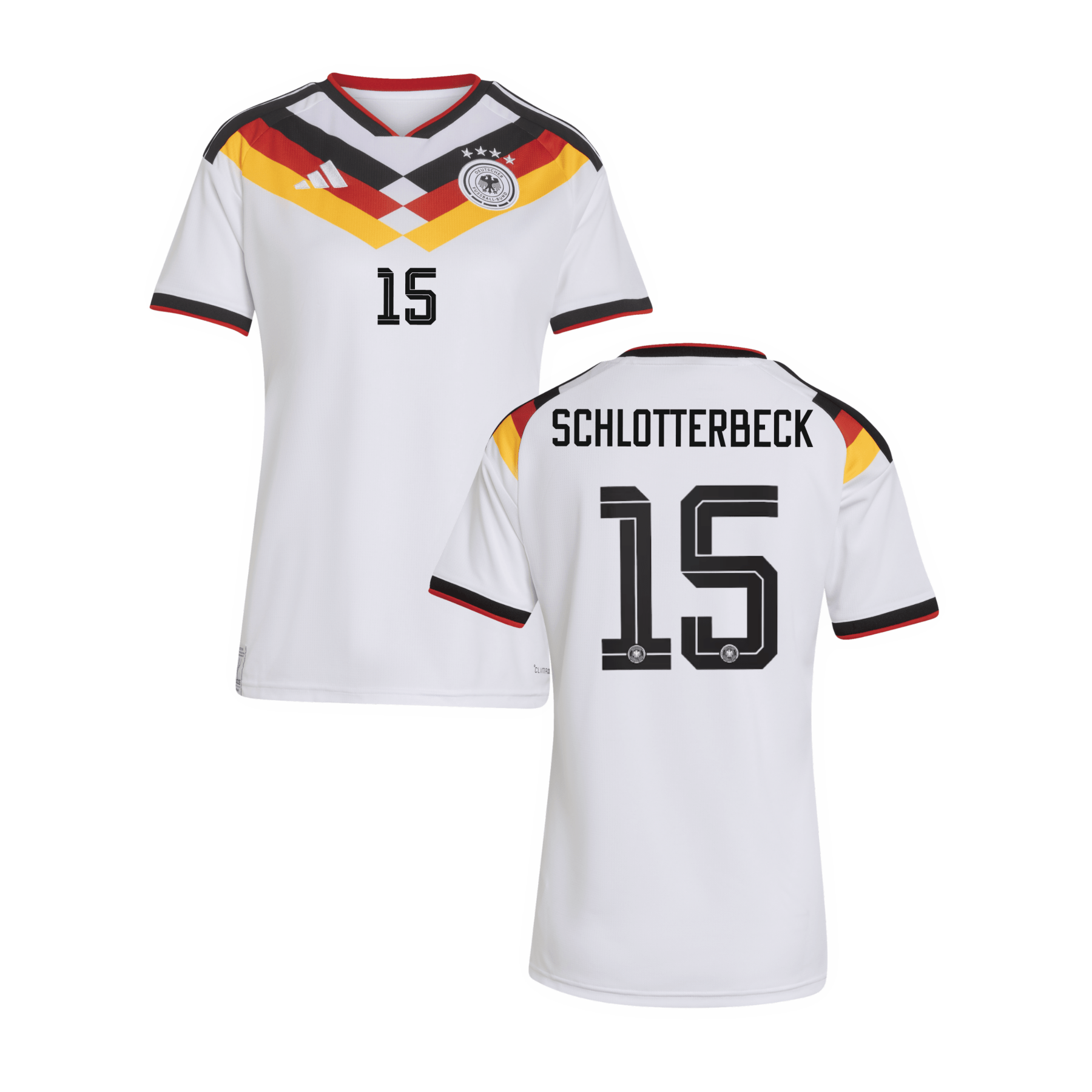 DFB DEUTSCHLAND Trikot Home Frauen WM 2026 - SCHLOTTERBECK 15 - sportiger.de