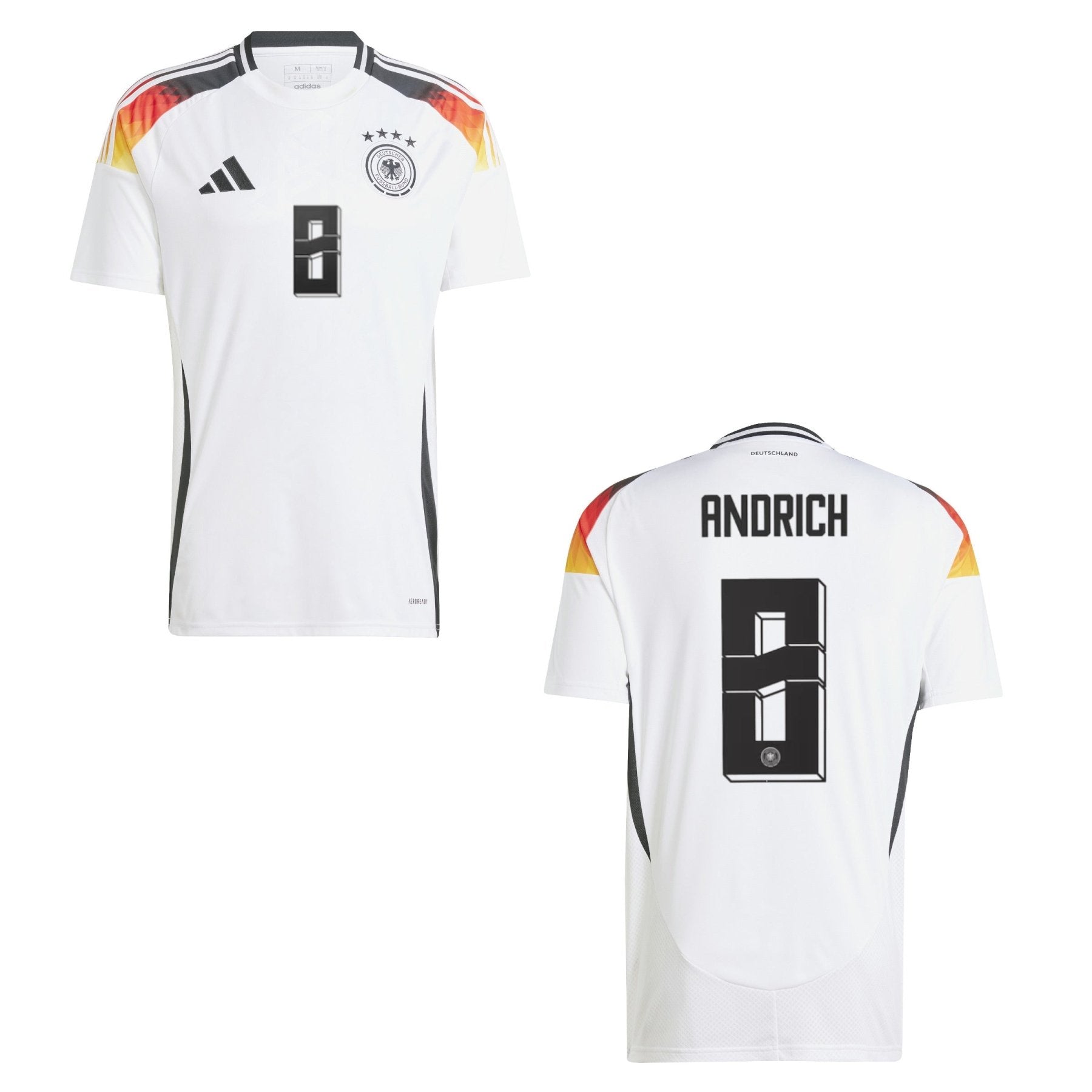 DFB DEUTSCHLAND Trikot Home Herren EURO 2024 - ANDRICH 8 - sportiger.de