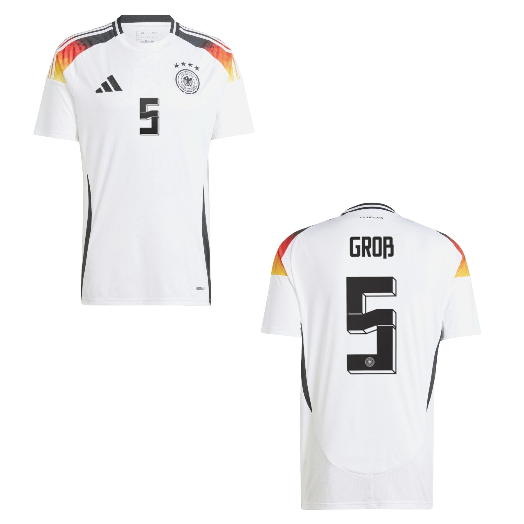 DFB DEUTSCHLAND Trikot Home Herren EURO 2024 - GROß 5 - sportiger.de