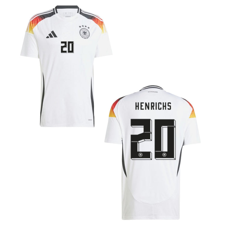 DFB DEUTSCHLAND Trikot Home Herren EURO 2024 - HENRICHS 20 - sportiger.de