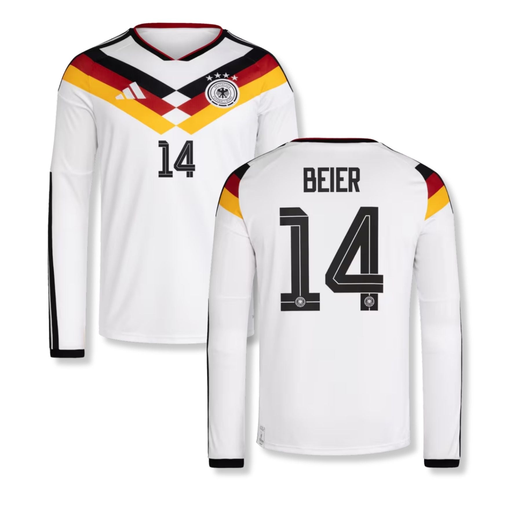DFB DEUTSCHLAND Trikot Home Herren langarm WM 2026 - BEIER 14 - sportiger.de