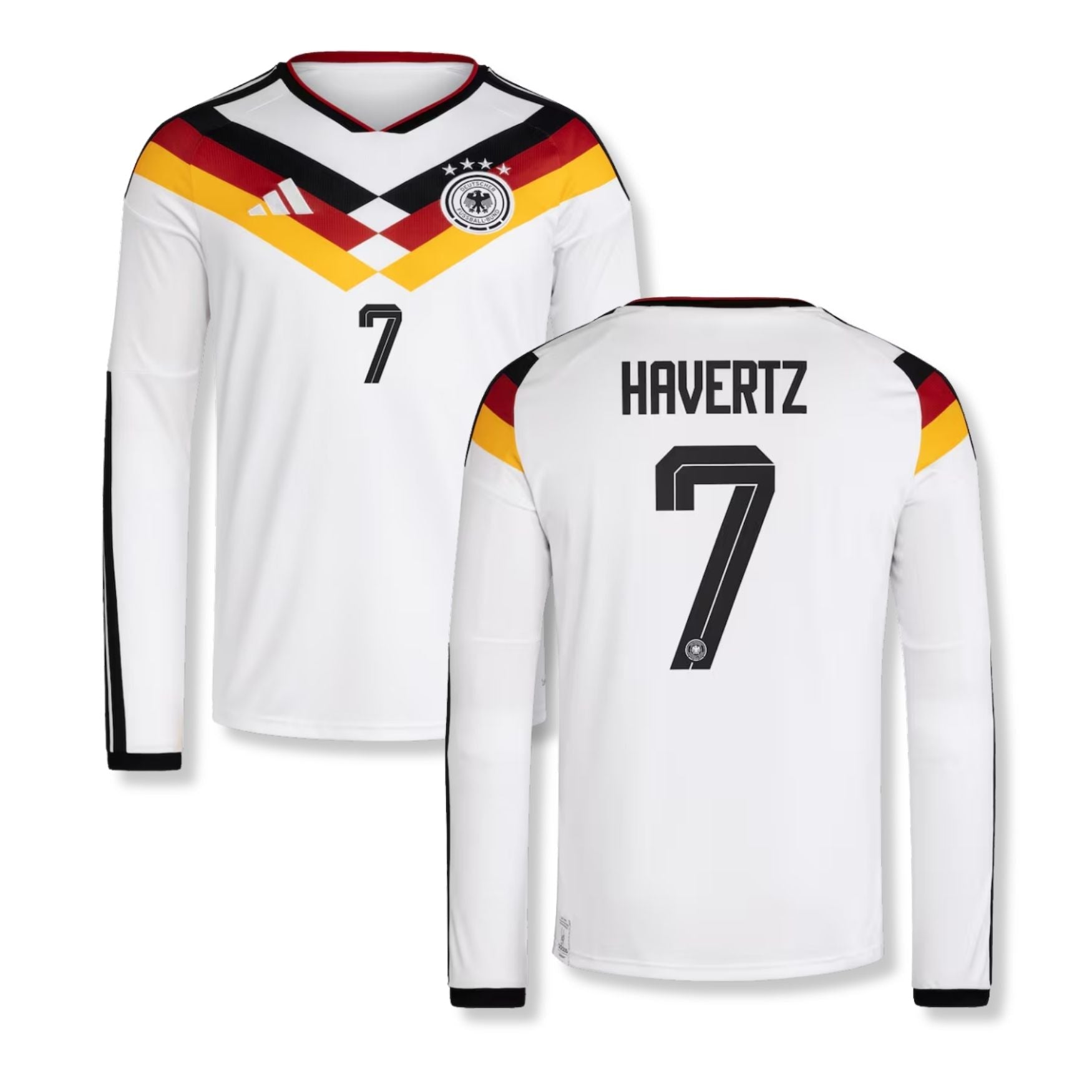 DFB DEUTSCHLAND Trikot Home Herren langarm WM 2026 - HAVERTZ 7 - sportiger.de
