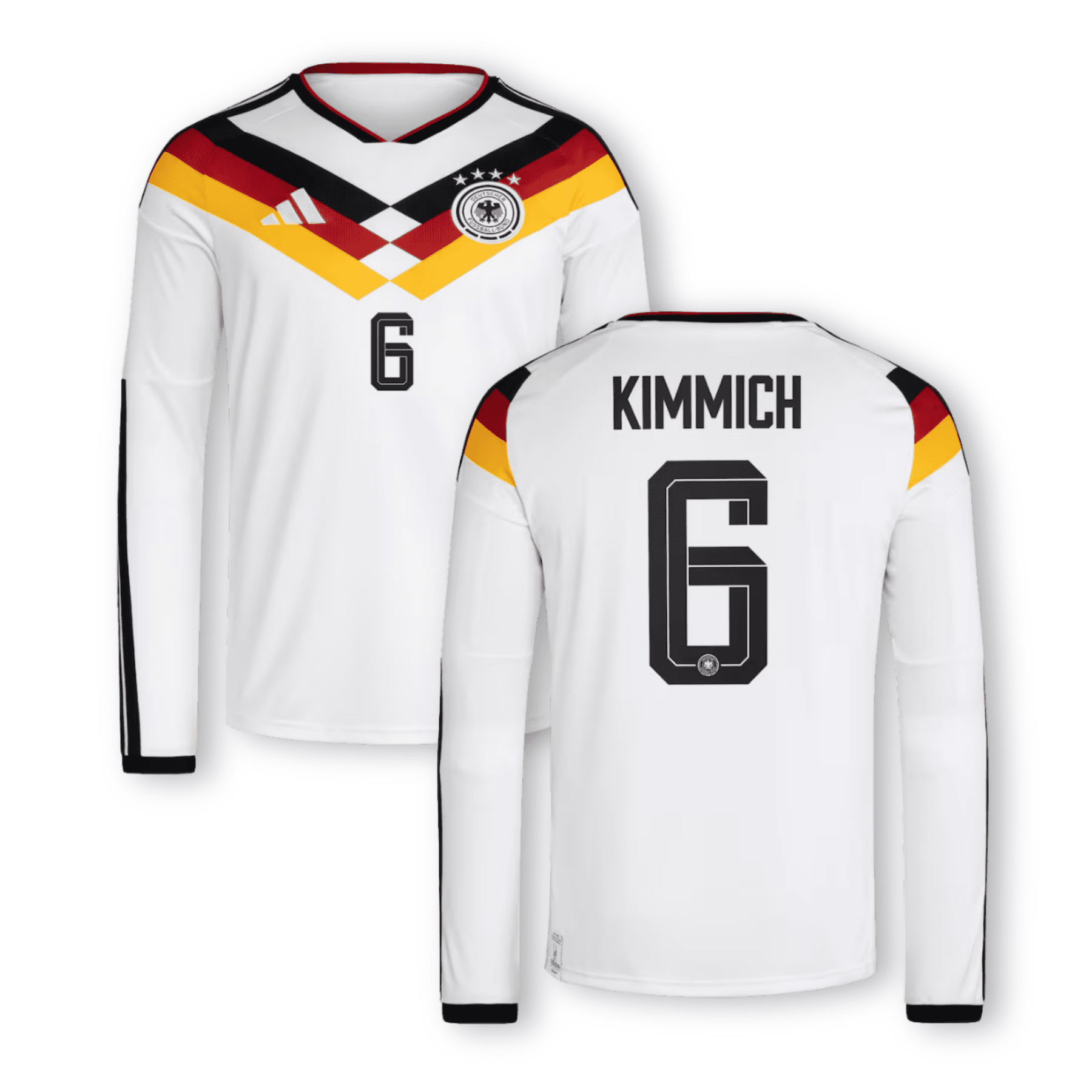 DFB DEUTSCHLAND Trikot Home Herren langarm WM 2026 - KIMMICH 6 - sportiger.de