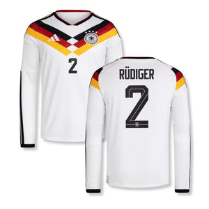 DFB DEUTSCHLAND Trikot Home Herren langarm WM 2026 - RÜDIGER 2 - sportiger.de