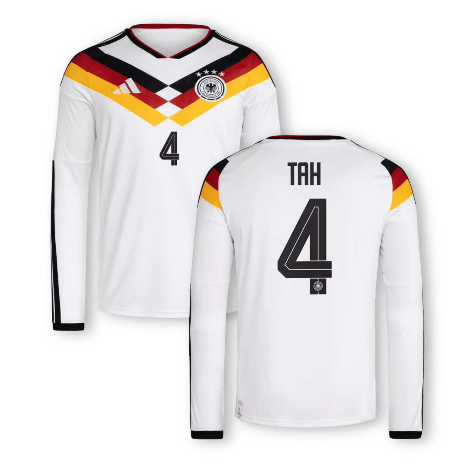 DFB DEUTSCHLAND Trikot Home Herren langarm WM 2026 - TAH 4 - sportiger.de