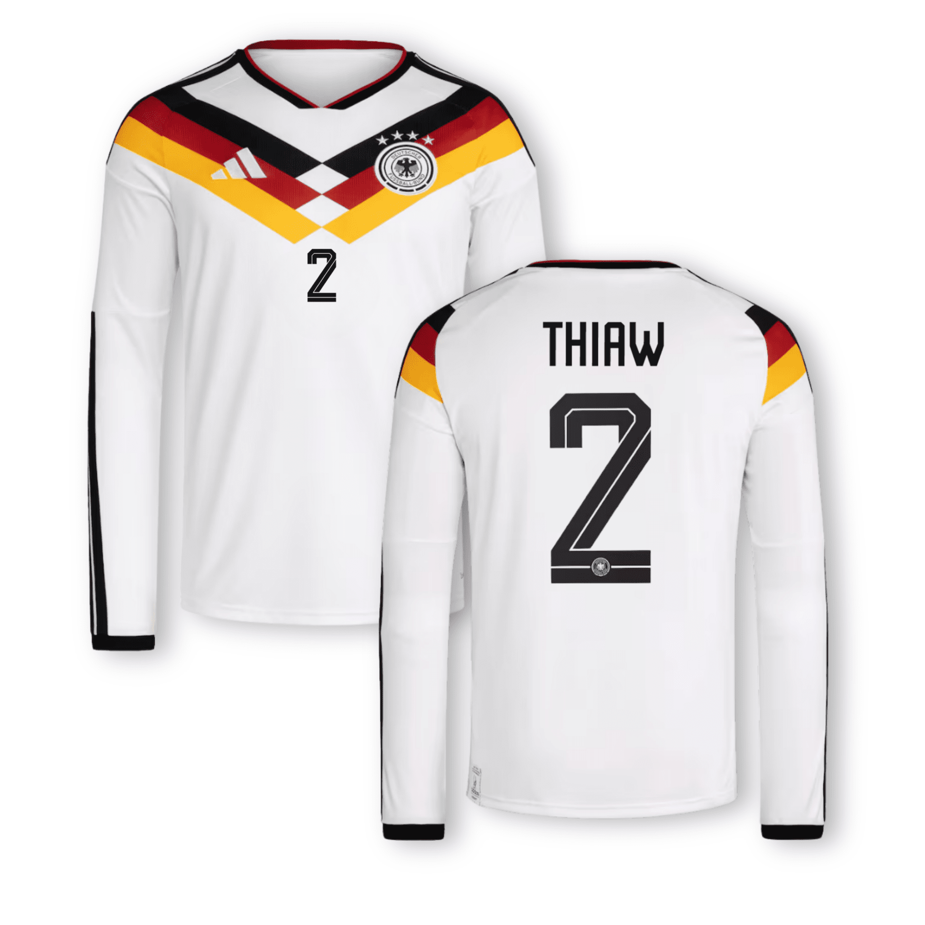 DFB DEUTSCHLAND Trikot Home Herren langarm WM 2026 - THIAW 2 - sportiger.de