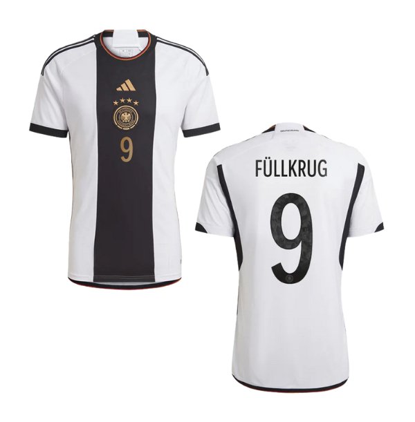 DFB DEUTSCHLAND Trikot Home Herren WM 2022 - FÜLLKRUG 9 - sportiger.de