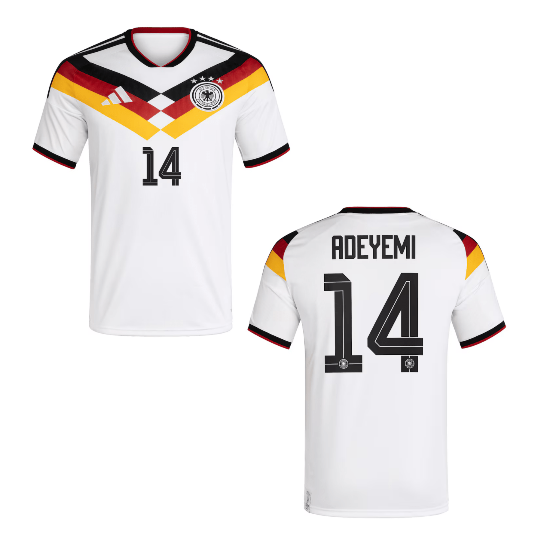 DFB DEUTSCHLAND Trikot Home Herren WM 2026 - ADEYEMI 14 - sportiger.de