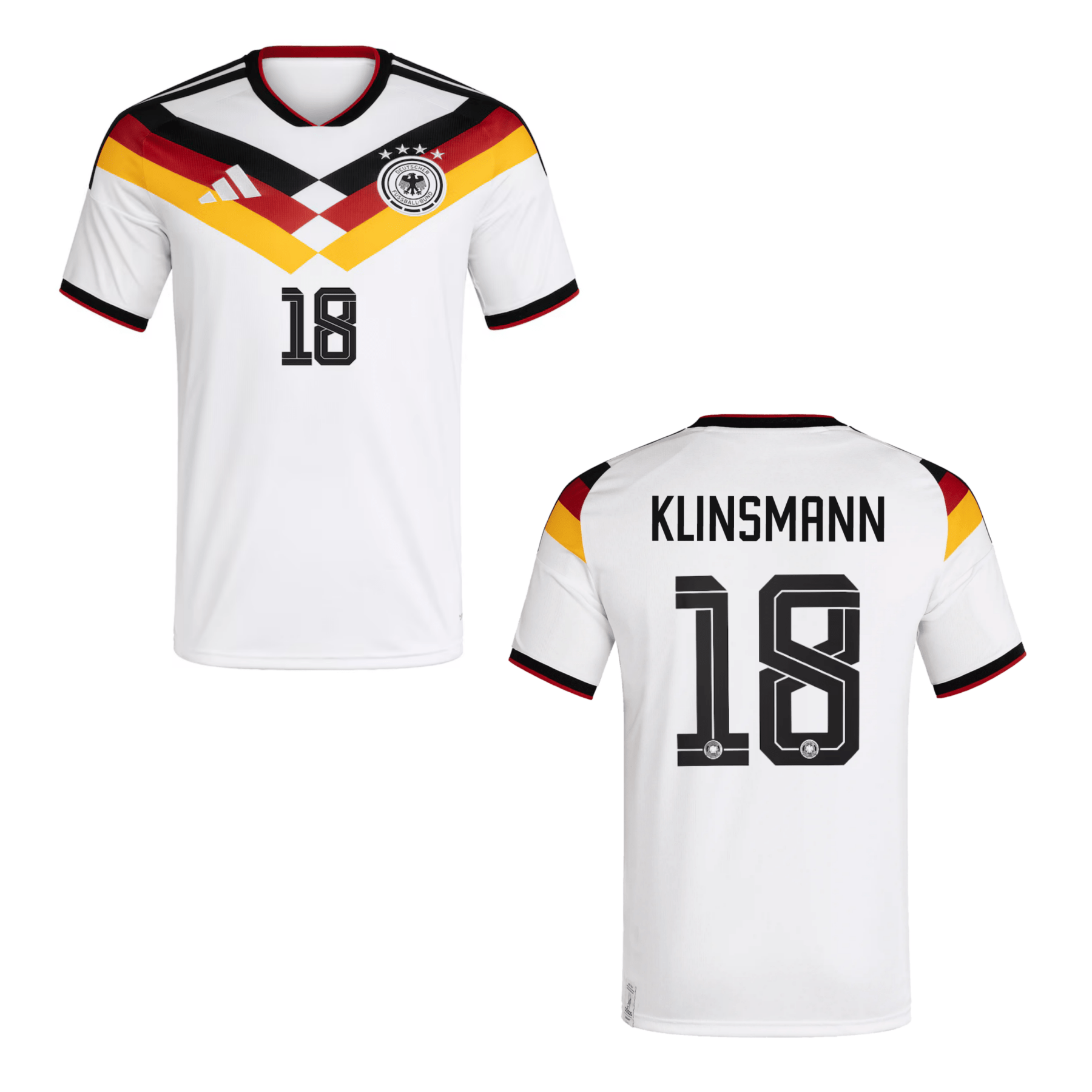 DFB DEUTSCHLAND Trikot Home Herren WM 2026 - KLINSMANN 18 (Legend) - sportiger.de