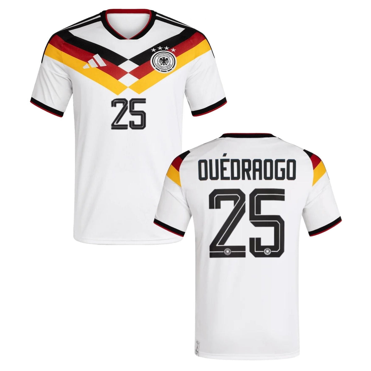 Camiseta DFB ALEMANIA local Hombres Mundial 2026 - OUÉDRAOGO 25 - sportiger.de
