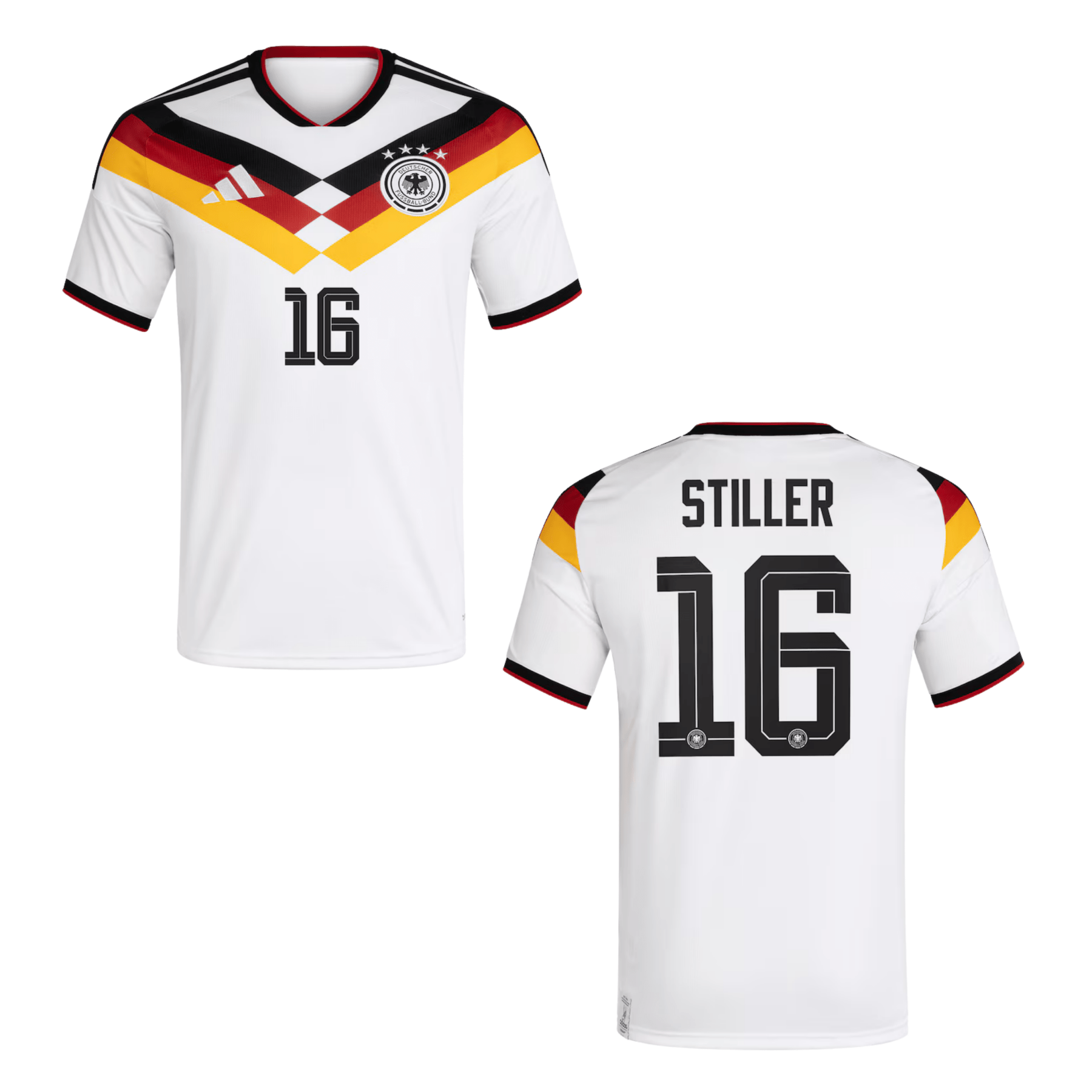 DFB DEUTSCHLAND Trikot Home Herren WM 2026 - STILLER 16 - sportiger.de