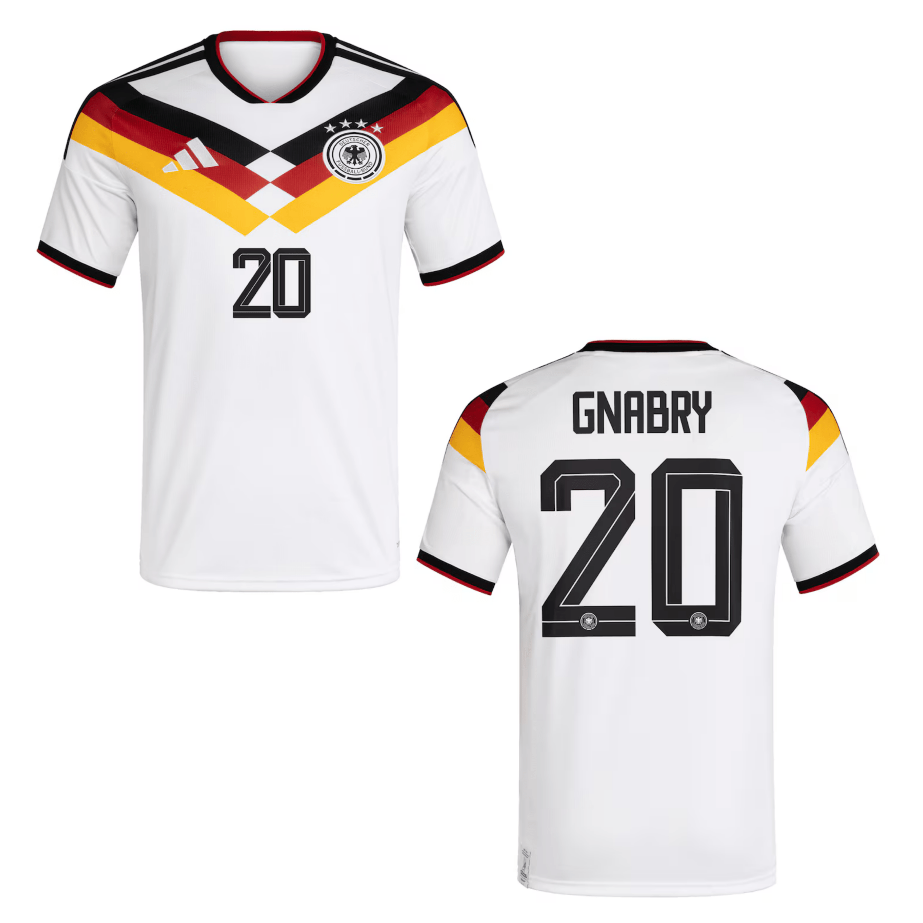DFB DEUTSCHLAND Trikot Home Kinder WM 2026 - GNABRY 20 - sportiger.de