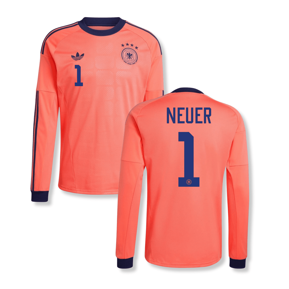 Maillot DFB ALLEMAGNE gardien extérieur hommes manches longues Coupe du Monde 2026 - NEUER 1 - sportiger.de