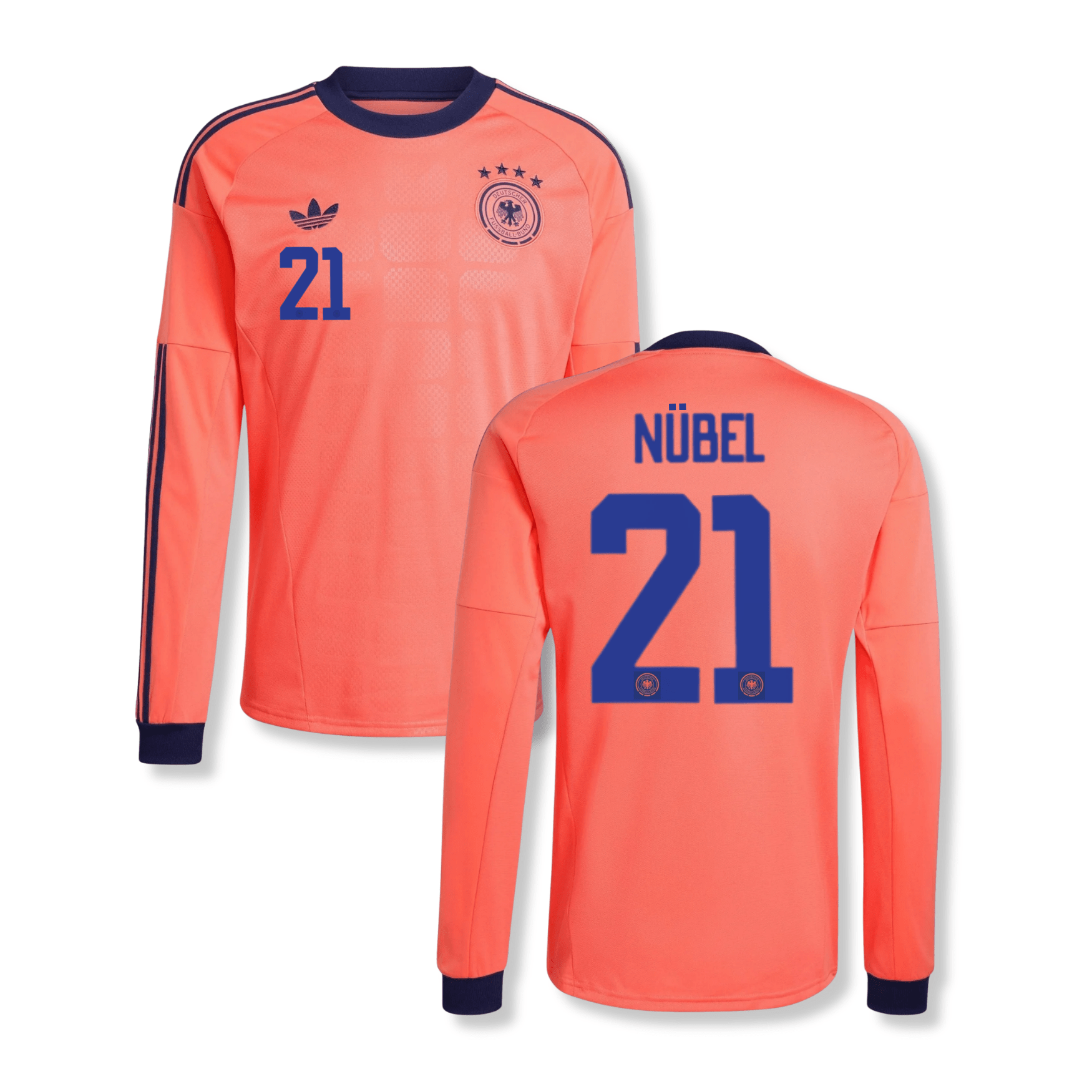 DFB DEUTSCHLAND Trikot Torwart Away Herren langarm WM 2026 - NÜBEL 21 - sportiger.de