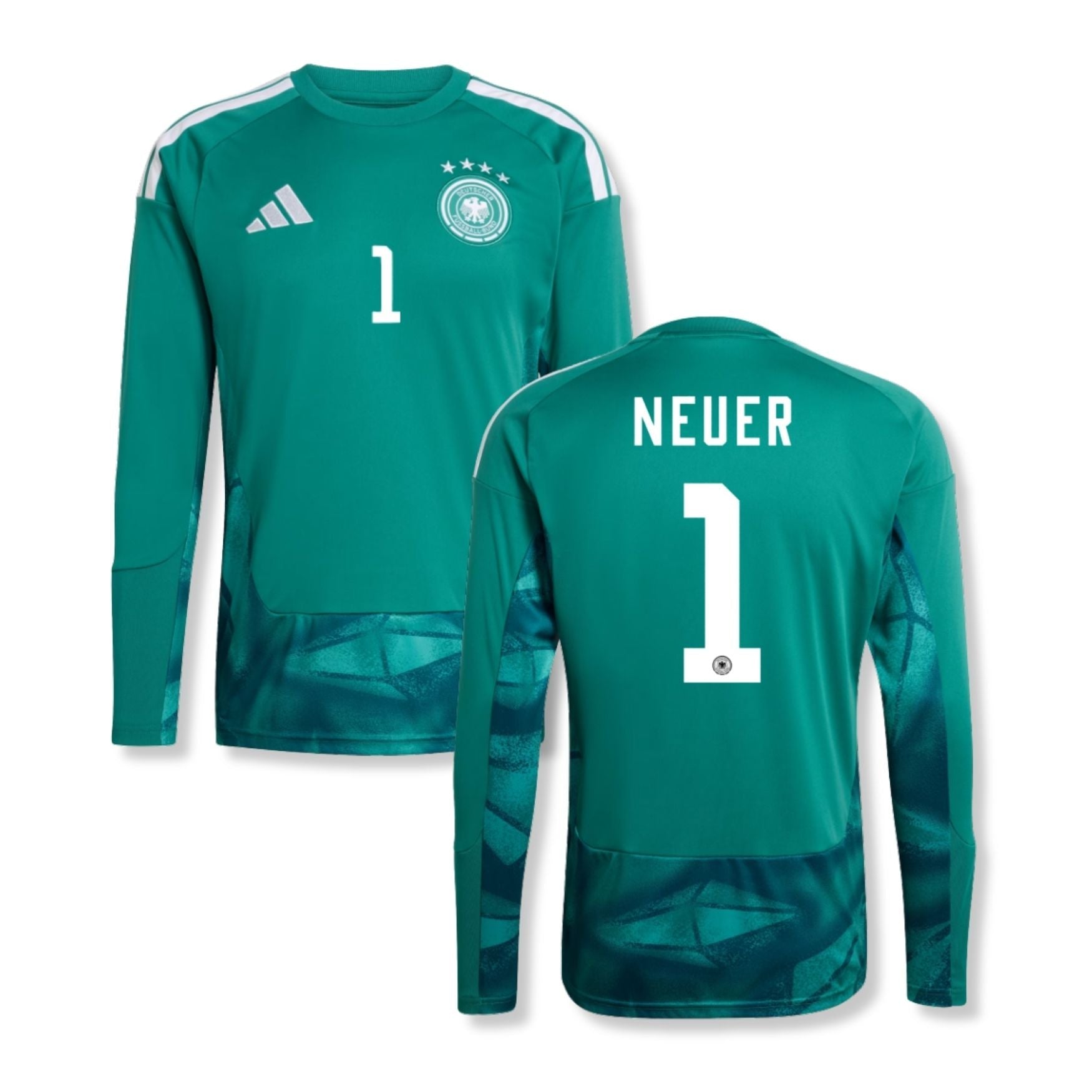 DFB DEUTSCHLAND Trikot Torwart Herren langarm WM 2026 - NEUER 1 - sportiger.de