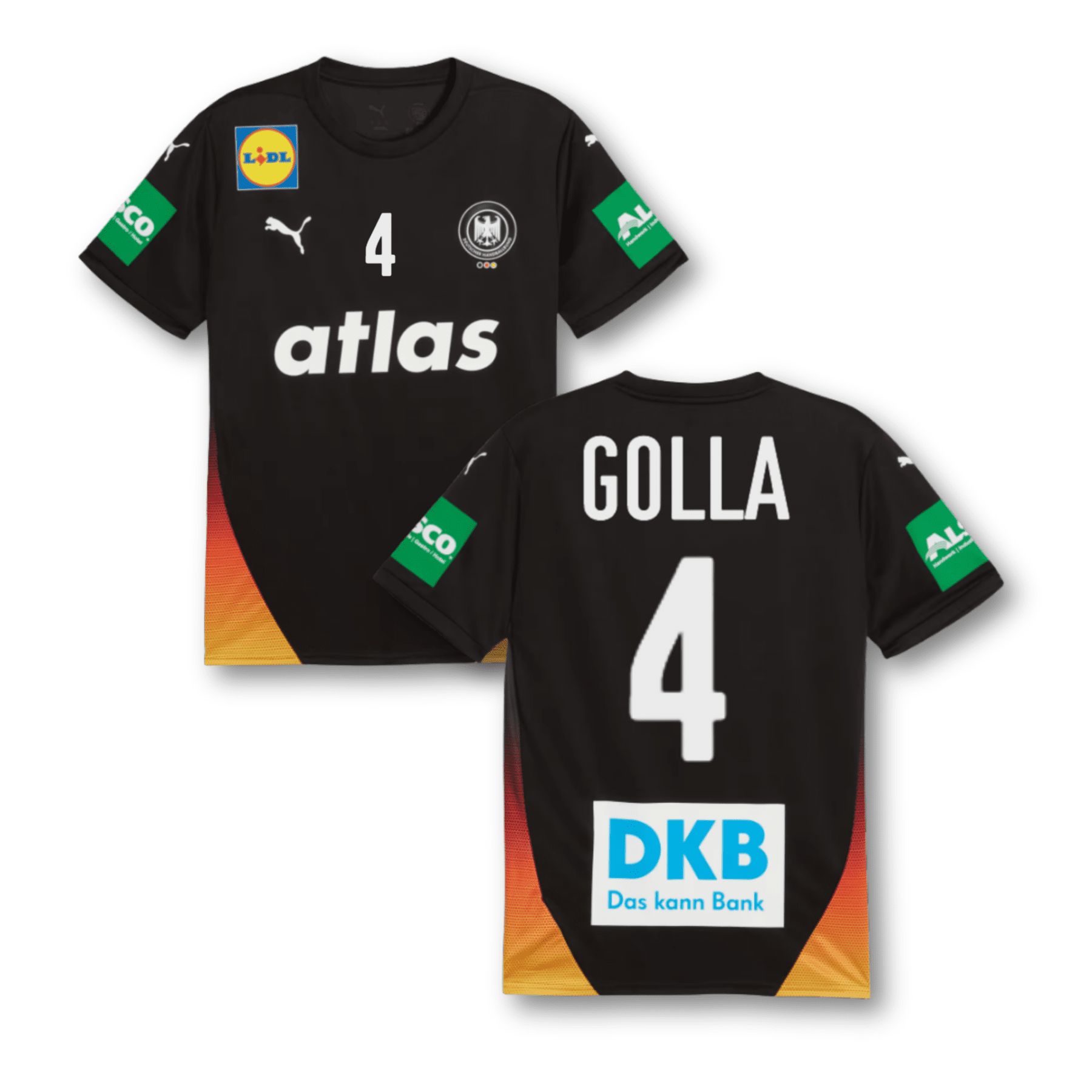 DHB DEUTSCHLAND Trikot Away Herren EURO 2026 - GOLLA 4 (Fan - Style) - sportiger.de