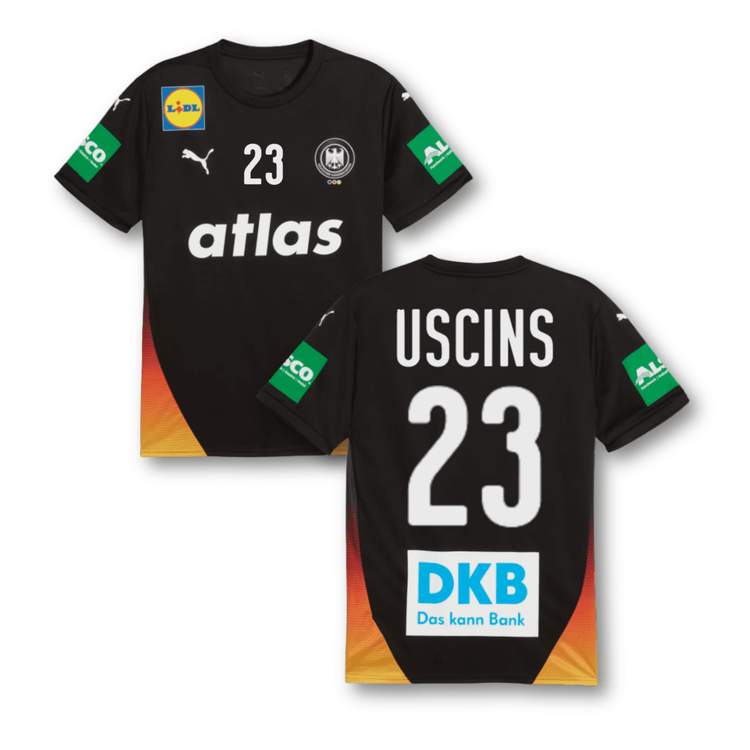 DHB DEUTSCHLAND Trikot Away Herren EURO 2026 - USCINS 23 (Fan - Style) - sportiger.de