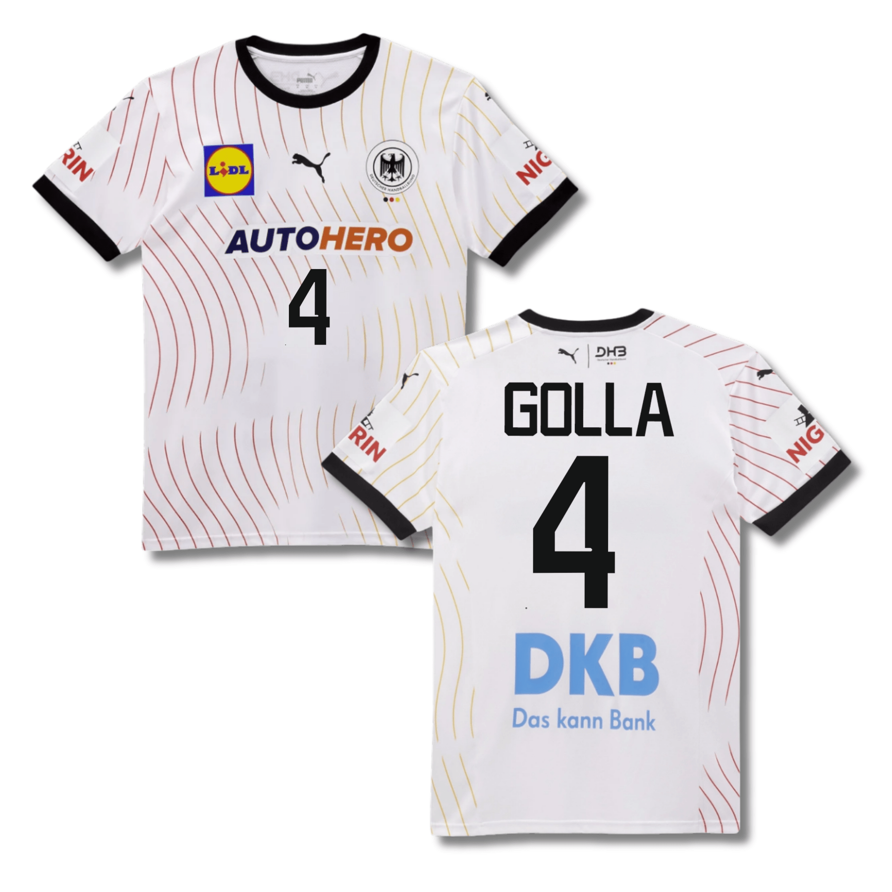 DHB DEUTSCHLAND Trikot Home Herren EURO 2024 - GOLLA 4 (Fan - Style) - sportiger.de