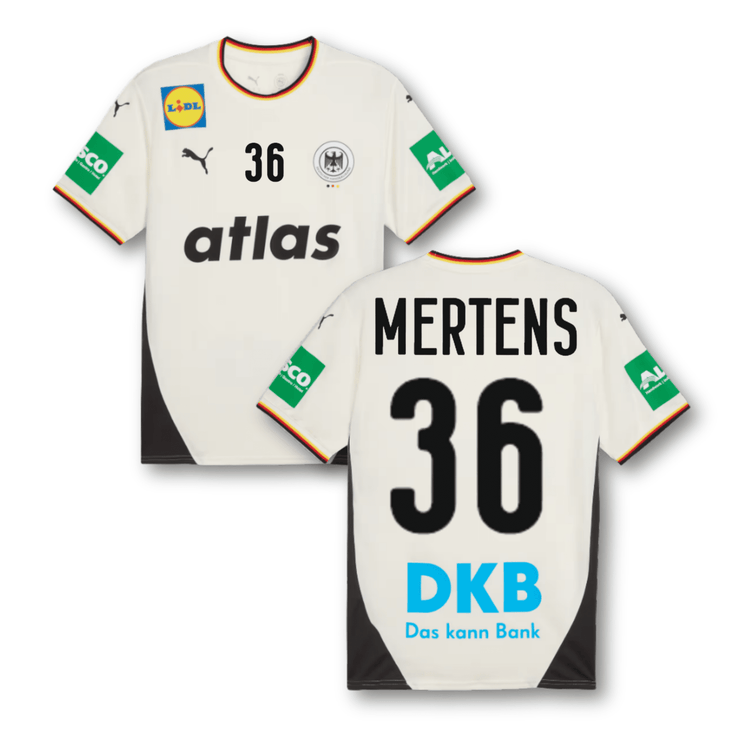 DHB DEUTSCHLAND Trikot Home Herren EURO 2026 - MERTENS 36 (Fan - Style) - sportiger.de