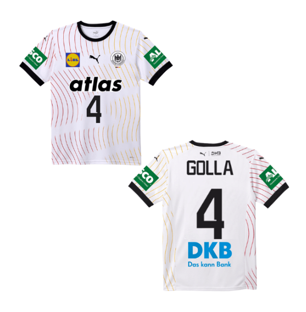 DHB DEUTSCHLAND Trikot Home Herren WM 2025 - GOLLA 4 (Fan - Style) - sportiger.de