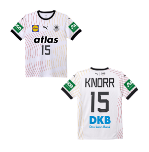 DHB DEUTSCHLAND Trikot Home Herren WM 2025 - KNORR 15 (Fan - Style) - sportiger.de