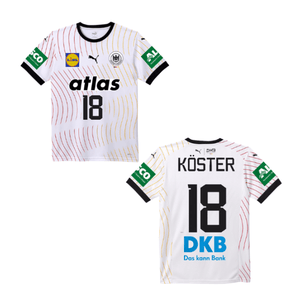 DHB DEUTSCHLAND Trikot Home Kinder WM 2025 - KÖSTER 18 (Fan - Style) - sportiger.de